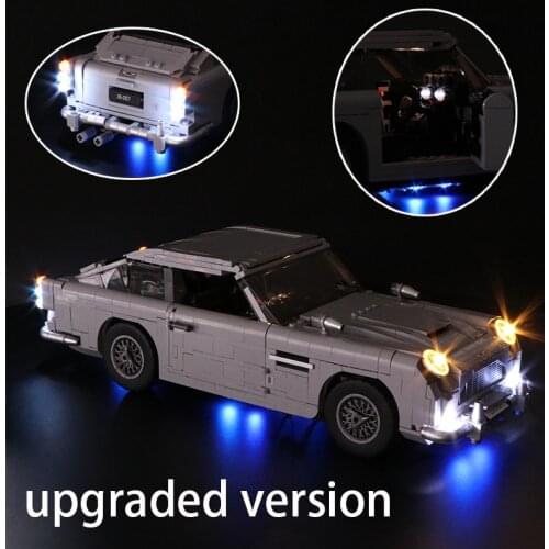 Led Light Set For Lego 10262 Compatible 21046 Aston Martin DB5 Building Blocks Bricks technic race car(LED light+Battery box)