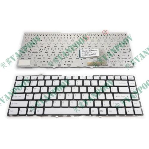 New Laptop keyboard for Sony Vaio VGN FW FW17 FW19 FW48 FW58 FW590 Series (without Frame) White US - 148084721