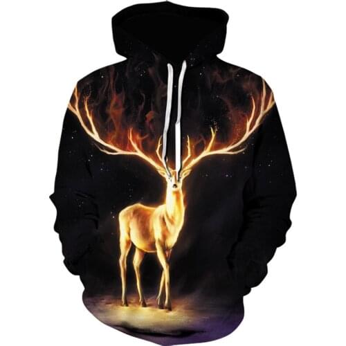 New fashion animal wolf and sheep sportswear casual 3D full printed hoodie/sweatshirt/jacket/mens and womens styles