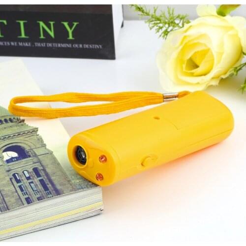 New 3 in 1 Anti Barking Stop Bark Ultrasonic Pet Dog Repeller Training Device Trainer With LED Wholesale
