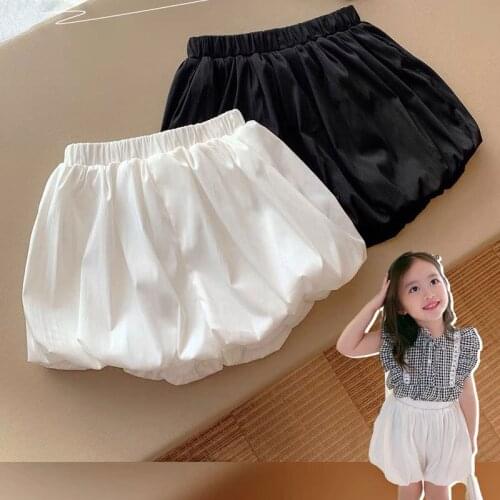 2 3 4 5 6 7 Years Toddler Girls Shorts Korean Solid Loose Soft Shorts for Girls Kids Baby Child Fashion Cotton Bloomers Shorts