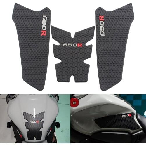 Rubber Motorcycle Fuel Gas Tank Pad Anti Slip Protector Stickers Knee Grip Side Decals For Honda CB650R CBR650R 2018 2019 2021