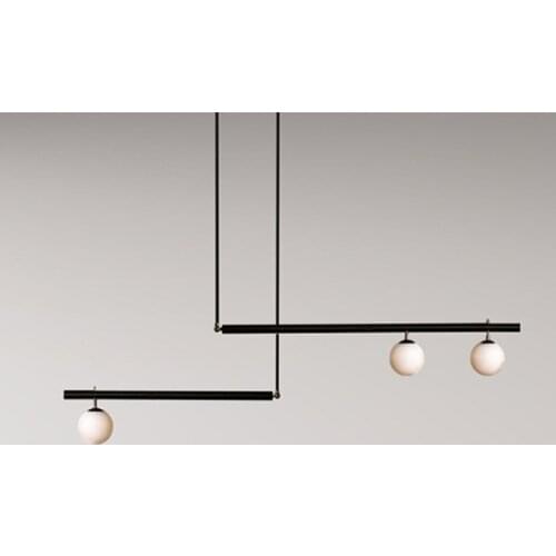 Modern Design Nordic Chandelier for home Glass Ball Chandelier suspension lamp Kitchen Dinning Room Hanglamp gold/black