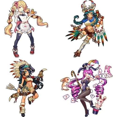 Three Ratels CDM315 HOT game animation character drawing wall stickers for home decoration anime car hood sticker laptop decal