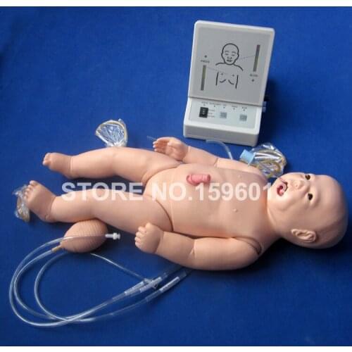 Advanced Full-functional Neonatal Nursing and CPR Training Manikin