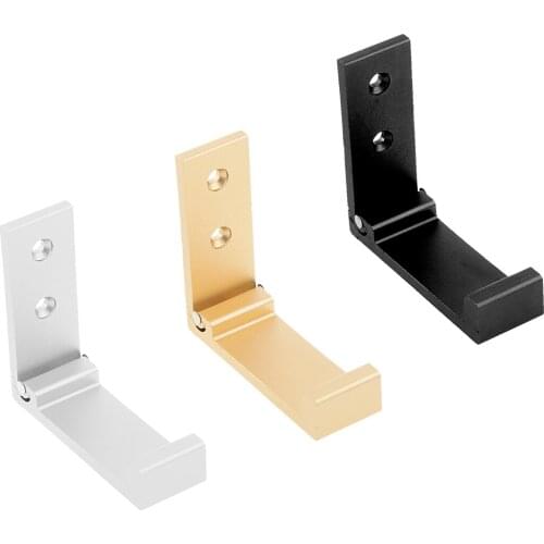 Aluminum Alloy Retractable Clothes Hook Coat Rack Single Hook Foldable Wall Mounted On The Wall & Door