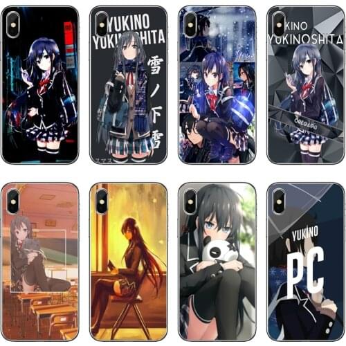 Yukino Yukinoshita oregairu Accessories Phone Case For Huawei P30 P20 Pro P10 P9 P8 Lite Y5 Y6 Y7 Y9 P Smart Plus 2018 2019