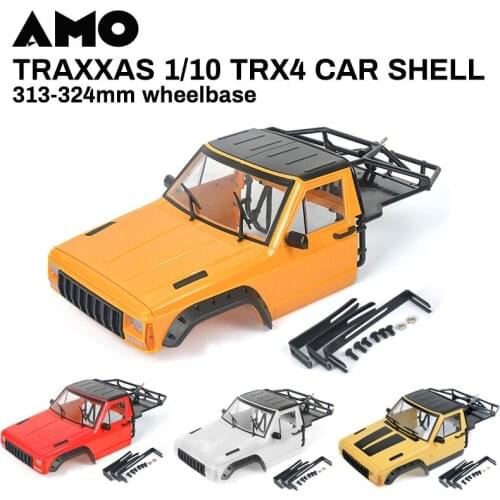 1/10 RC Car Parts Remote Control Crawler Climbing Model Cars Body Shell TRX4 scx10 313 324mm Wheelbase Semi Truck KIT Hard Shell