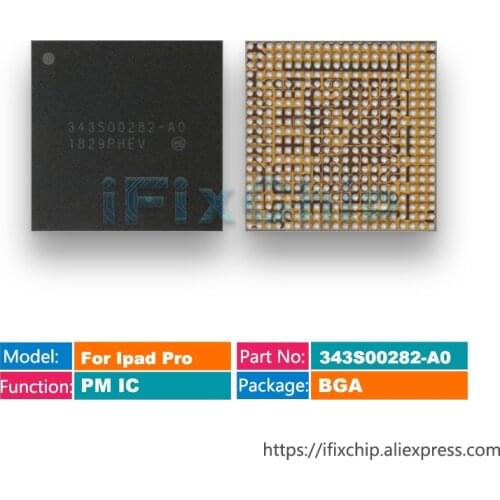 1-5pcs/lot 343S00282-A0 For iPad Air3 Mini5 Main Power IC 343S00282 Big Power Supply Chip PMIC PM IC 343S00282-AO