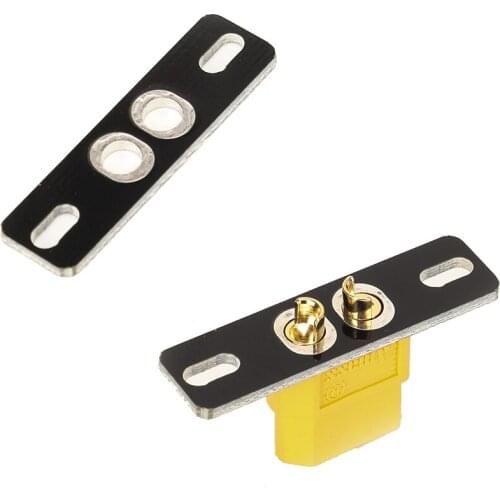 2PCS XT60 PCB Welding Board Plate Fixed Seat XT60 Connector Holder PCB for DIY FPV Multicopter Racing Drone