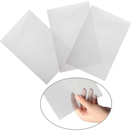 3Pc Car Bumper Stainless Steel Repair Net Plastic Crack Repair Hole Mesh Net