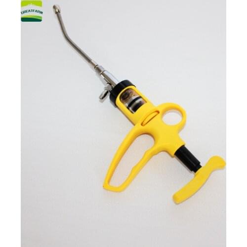 5ml/10ml Continuous syringe injector infusion device pig/cattle/sheep/chicken vaccine injection Veterinary drench gun