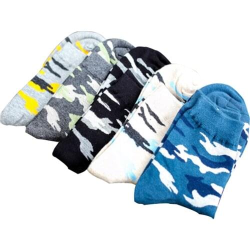 5 pairs / lot men socks autumn & winter army soldiers style cotton mens socks dress socks Camouflage socks for men