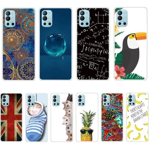 Case For Oneplus 9R Phone Cover Back Fitness Silicone Bumper Softness TPU With Colorful Printing