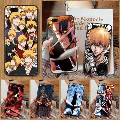 Anime Bleach Phone Case For Xiaomi Mi Note 8 9 10 11 9T 10T A3 Lite Pro Ultra black soft coque 3D back tpu cell cover trend