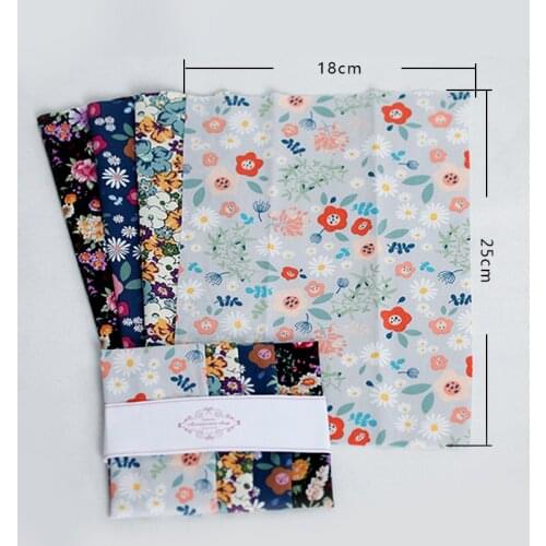 Dailylike 18*25cm Cartoon Fabric Patchwork Needlework Quilting Fabric Cotton Fabric Sewing Quilting Fabrics Printed Cloth 4Pcs