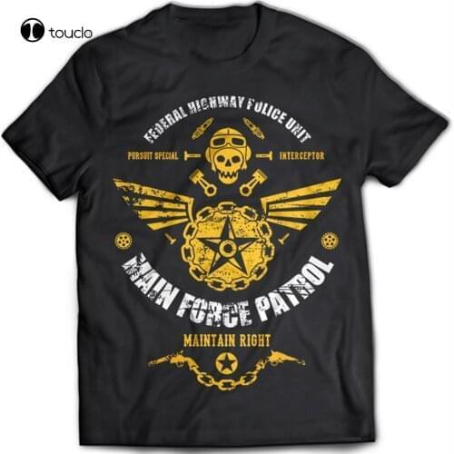 Force Patrol Mens T-Shirt Mad Max Pursuit Interceptor V8 Fury Road Special Task Force Tee Shirt