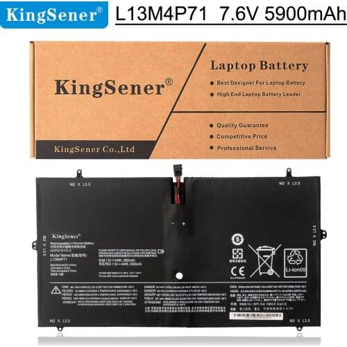 Kingsener L13M4P71 Battery for Lenovo Yoga 3 Pro 1370 Series Pro-1370-80HE Pro-5Y71 Pro-I5Y51 Pro-I5Y70 Pro-I5Y71 L14S4P71 44Wh