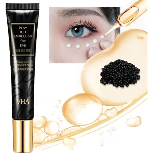 Caviar Moisturizing Eye Cream Avocado Soothes Dark Circles Eye Cream Night Repair Day Nourishing Firming Skin Eye Essence Cream