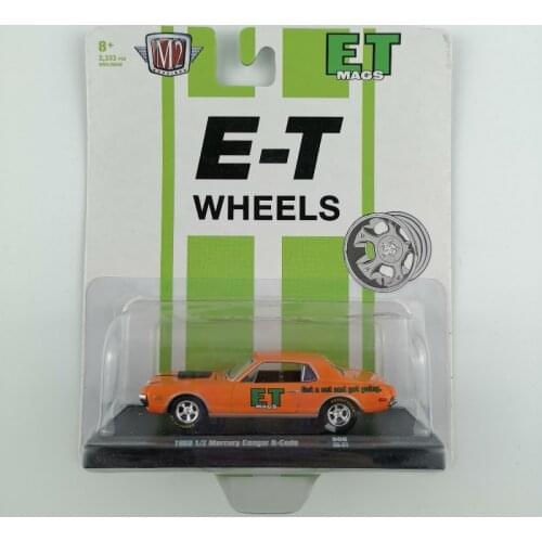 M2 machines 1:64 1968 1/2 Mercury Cougar R-Code E-T WHEELS MAGS auto-drivers limited 2333 Metal Die-cast Simulation Model Cars