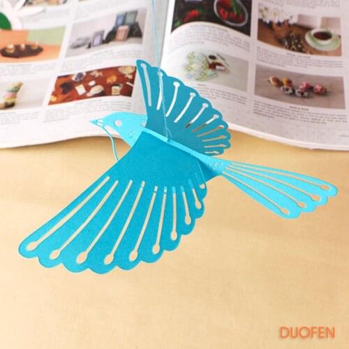 S18050101 3D flying bird set stencil metal Cutting dies for DIY papercraft project Scrapbook Paper Album greeting card