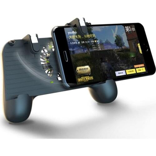 PUBG Mobile Gamepad Joystick Controller Cooler for PUBG Mobile Android iOS Ultra-Portable Grip Holder Gamepad With Cooling Fan