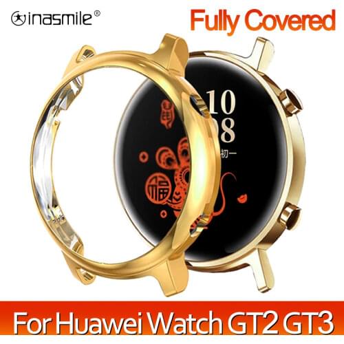 Full Screen Protector cover For Huawei watch GT 2e 42mm 46mm GT2 Pro TPU Bumper Case for Honor Magic 2 46mm watch Accessories