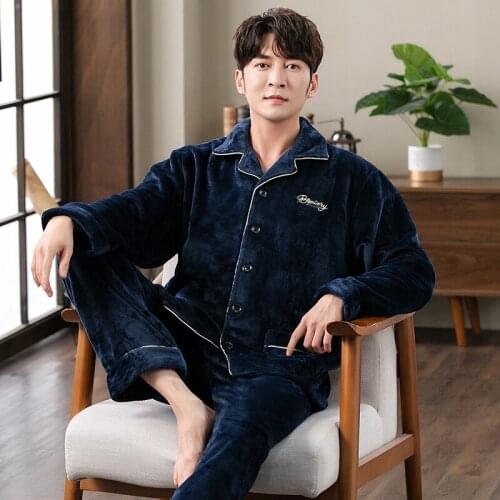 NANWUYUNYI Men's Flannel Pajamas
