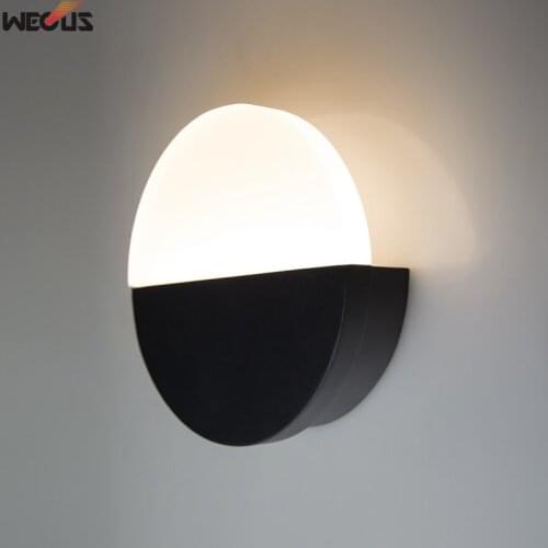WECUS) Nordic bedroom wall lamp, creative living room / aisle / stair / bedside wall lamp, TV background wall lamp
