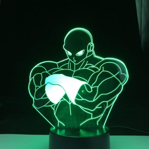 Newest Night Lights 3D Illusion Table Lamps 7 Colors Changing USB Touch Action Figure Xmas Birthday Gifts Factory Dropshipping