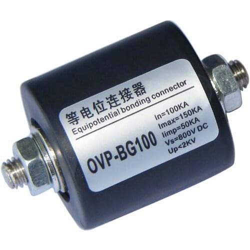 Ovp-bg100 equipotential connector / equipotential ground level spark gap protector ground potential equalizer