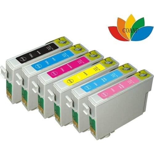 T0821 T0822 T0823 T0824 T0825 T0826 Ink Cartridge Stylus R270 R390 TX650 T50 T59 RX590 TX700W TX800W TX720 TX700 TX800 RX610