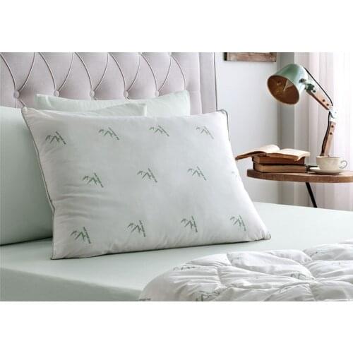 Turkish Brand Grade A Yatas Bamboo Fiber Pillow Solid Therapy Sleep Support Neck Fatigue Home Women Men Bed Eco-Friendly Comfort