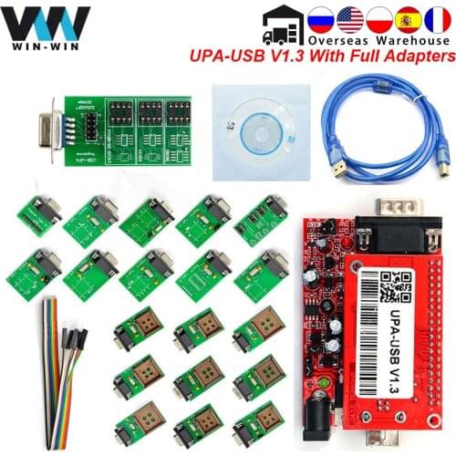 UPA-USB V1.3 With Full Adapters V2014 ECU Programmer Tool UPA-USB Full Set Programmer V1.3 ECU Chip Tunning OBD2 Diagnostic Tool