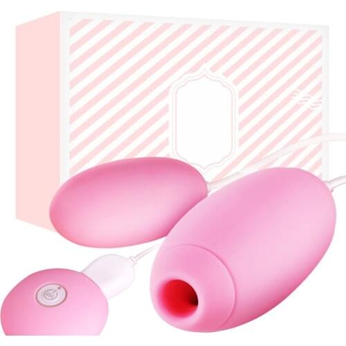 Oral Sex Sucker vibrator 20 Speed Clitoris Nipples Sucking Vibrator Remote Control Vibrating Jump Eggs For Women Female Sex Toys