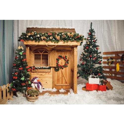 Indoor Christmas background photography vinyl 2020 Xmas tree kids photo backdrop for photo Studio accessories fotografia LV-2411