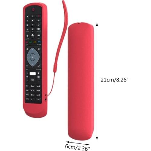 Protective Silicone Case for philips TV with NETFLIX HOF16H303GPD24 Remote