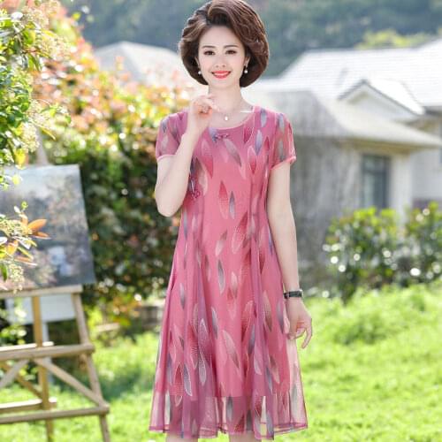 Short-sleeve Dress 2021 Summer Women Loose Plus Size 5XL Casual Print Beach Sundress Party Vintage Dresses Vestidos Y862