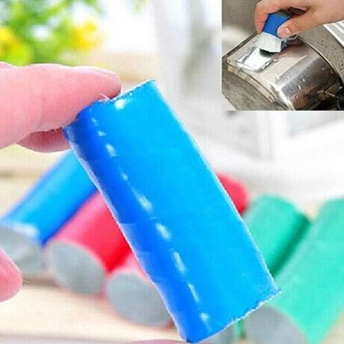 2Pcs Cleaning Brush Rust Remover Multifunctional Stainless Steel Stainless Steel Dust Remover for Home