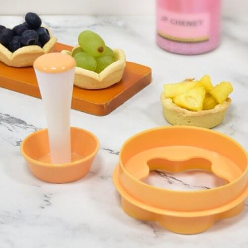 2 Pieces Kitchen Cake Cup Molder DIY Baking Mold Dessert Mousse Cake Baking Tools Art Presser Cake Baking Tray Tool Model