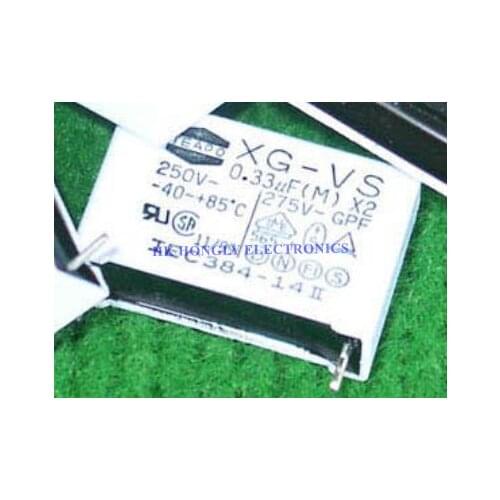 20PCS XG-VS 0.33UF 250V 275VAC X2 P=22.5MM CAPACITOR