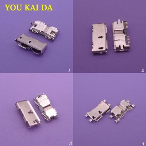 40pcs/lot 4model Micro usb 3.0 connector charging port type B connector for repair mobile / Tablet PC / MP3 / MP4 / MP5