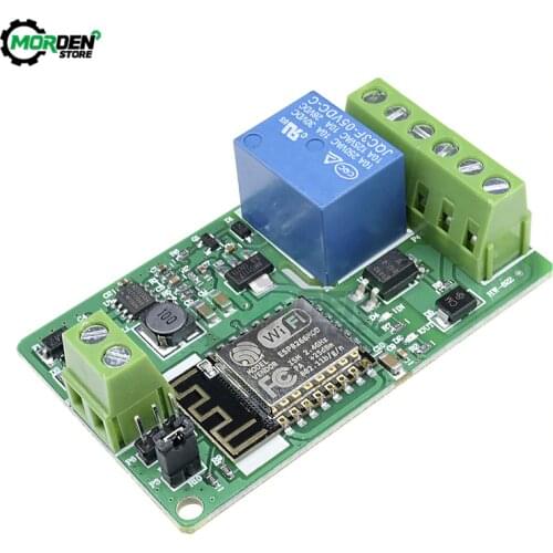 ESP8266 ESP-12F ESP-12 WIFI Wireless Switch Module 1 Channel 10A 220V Relay Overcurrent Protection Wi-Fi Network Relay Module