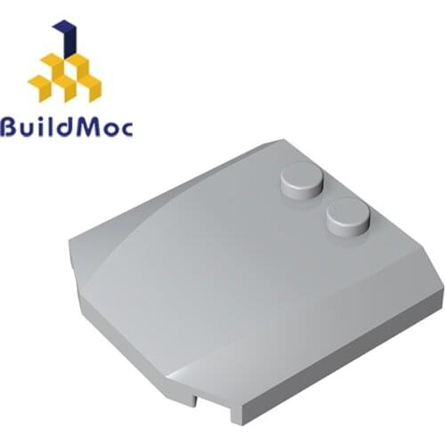 BuildMOC 45677 Wedge 4 x 4 x 2 For Building Blocks Parts DIY LOGO Educational Creative gift Toys