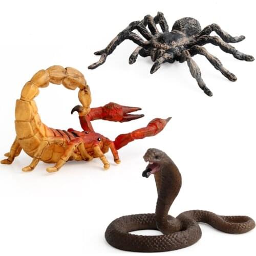 Insect Simulation Model Toys Bug Children Educational Resource High Reallistic Insects kid Soft toy Figures