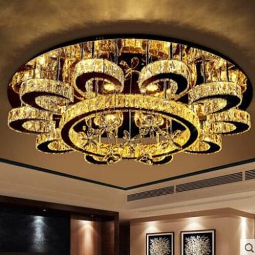 Restaurant crystal chandelier modern simple dining room three chandelier personality creative living room lamp atmospheric lamps