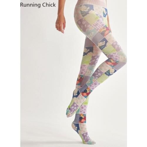 Japanese-Style Stitching Printed Pantyhose Women Winter Romper With Good Ratings Diabetic Socks