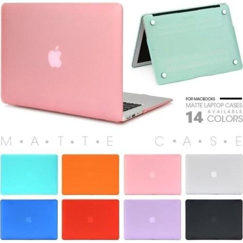 Matte Laptop Case For Macbook Air Pro Retina 13 11 15 6 12 16 Inch 2020 Mac M1 A2337 A2338 A1466 Touch Bar ID Skin Laptop Cover