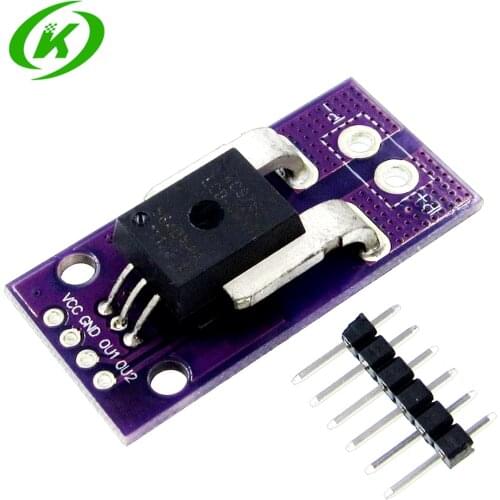 1PCS 50A CJMCU-758 ACS758LCB-100B-PFF-T Linear Current Sensor Hall Current Module