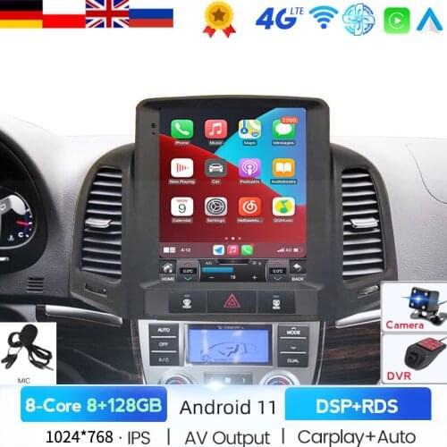 6+128G Carplay Multimedia Android For Hyundai Santa Fe 2006 2007 2008 2009 2010 2011 2012 2013 2014 2015 2016 Receiver Head Unit